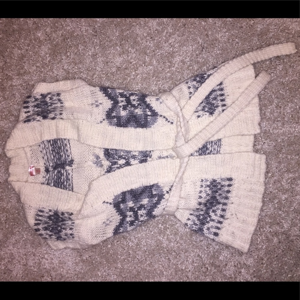 Sweater sleeveless cardigan